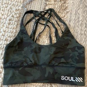 Soulcycle lululemon sports bra size 8